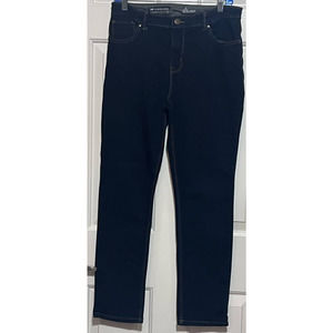 Lee Modern Series The Dream Jean Skinny Leg Dark Wash Stretch Jean Size 12 Short